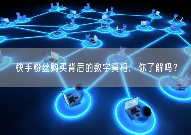 快手粉丝购买背后的数字真相,你了解吗?