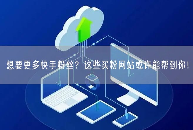 想要更多快手粉丝?这些买粉网站或许能帮到你!